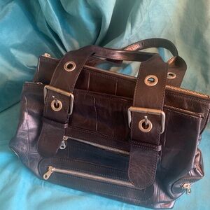 Stylish Black CHLOE’ Leather Handbag